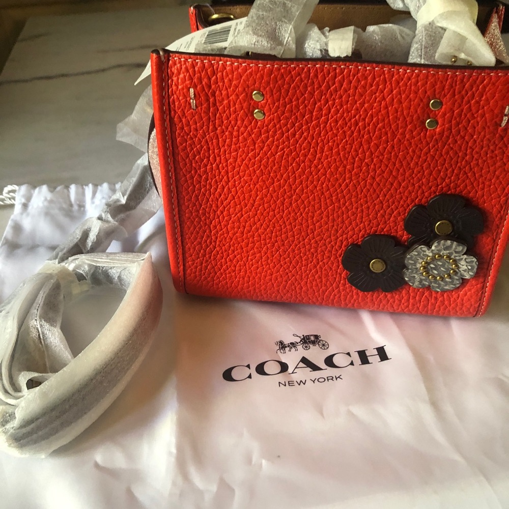 🌹 RARE Coach Rogue 17 with Custom Tea Roses - Picture 3 of 12
